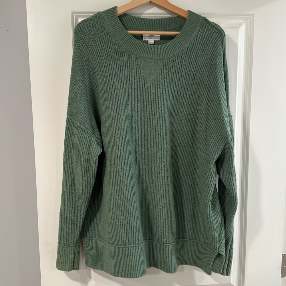 Aerie green oversized sweater